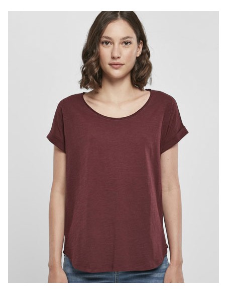 BUI-BY036-Ladies Long Slub Tee 2